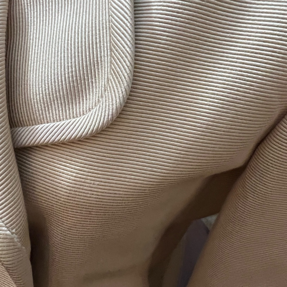 Talbots satin Beige Double-Breasted jacket - Picture 3 of 7
